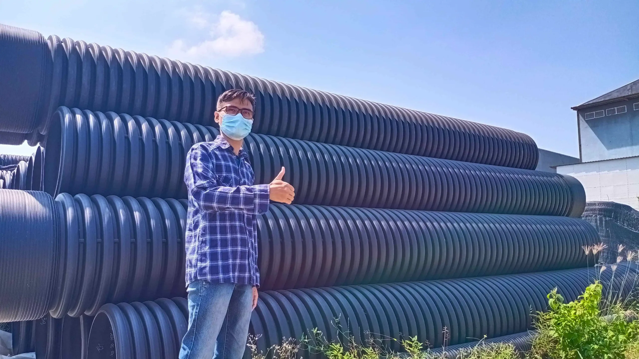 pipa hdpe, pipa spiral, pipa drainase