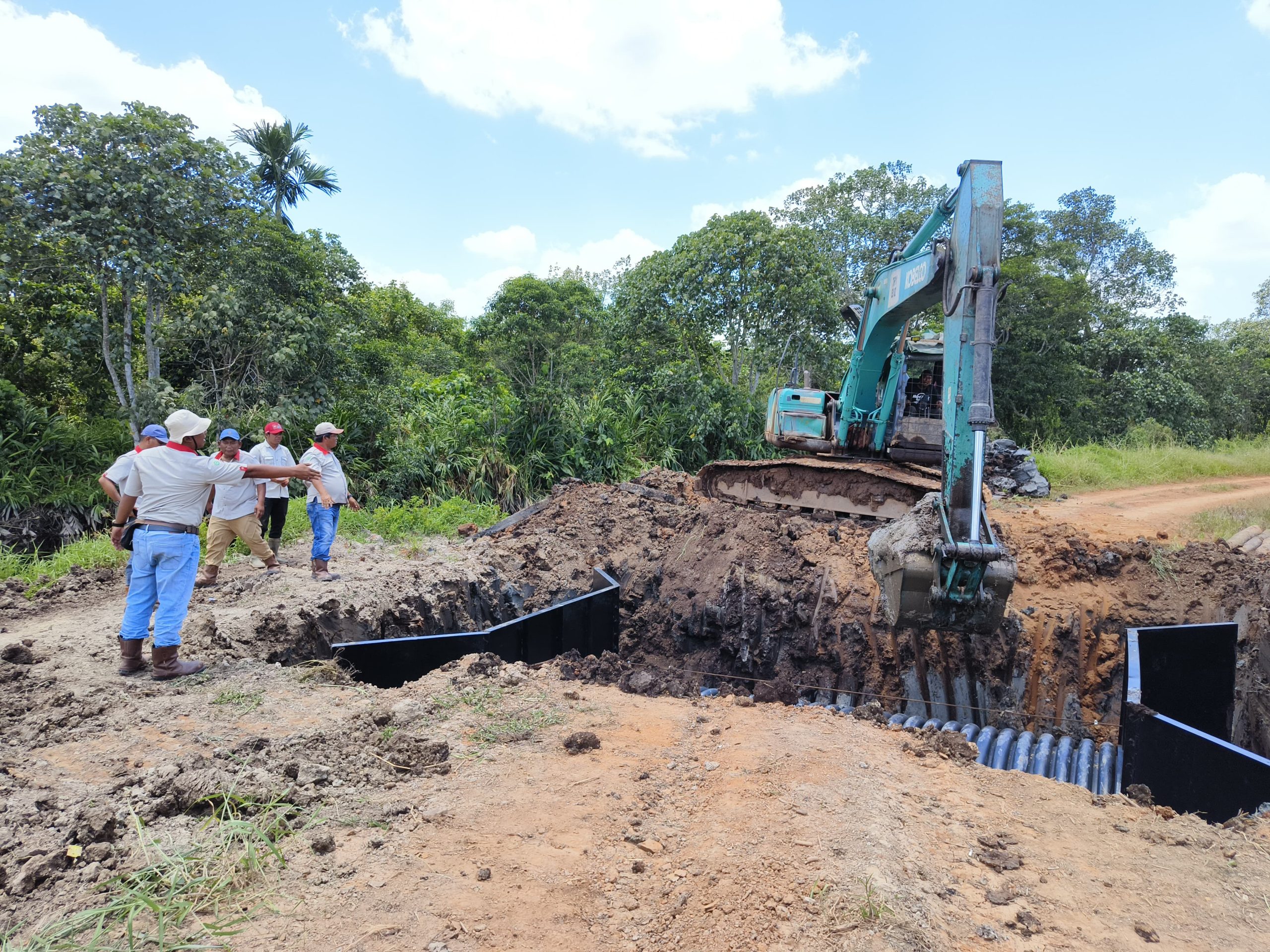 Proyek pipa hdpe, master pipa drainase, pipa spiral, pipa perkebunan kelapa sawit