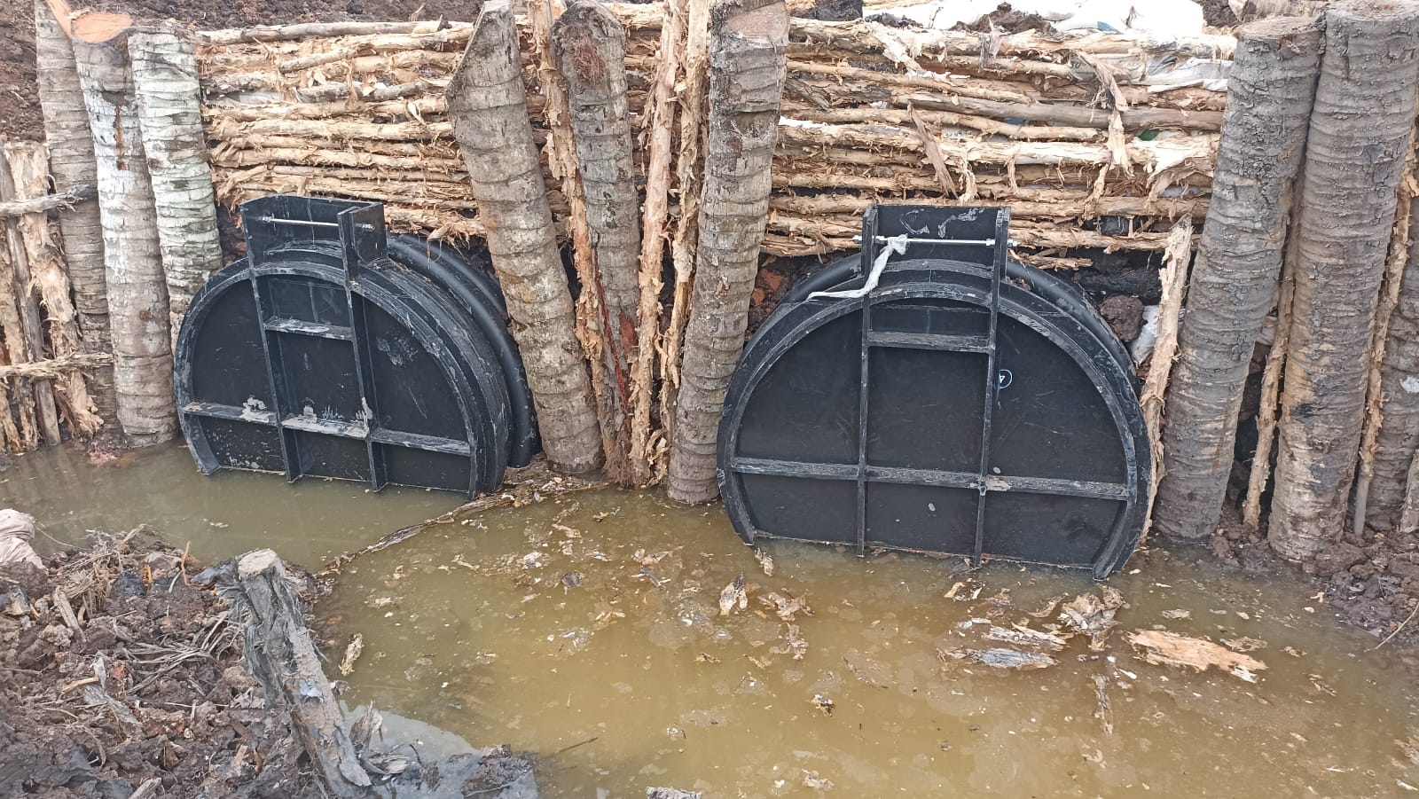 Proyek pipa hdpe, master pipa drainase, pipa spiral, pipa perkebunan kelapa sawit, flapgate